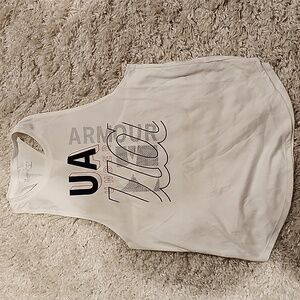 UnderArmour Cross back tank White Yoitb Large kt3